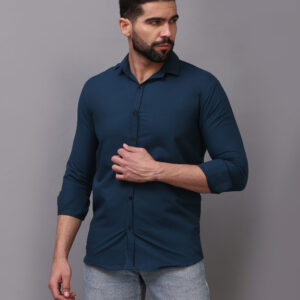 Men’s Regular Fit Solid Shirt