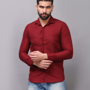 Men’s Regular Fit Solid Shirt